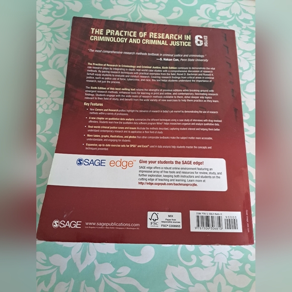 The Practice of Research in Criminology and Criminal Justice6th Edition - Picture 9 of 10